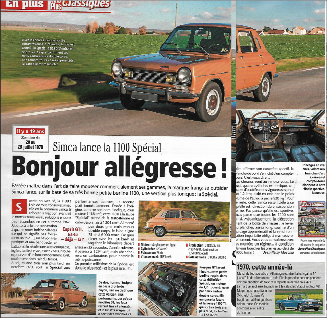 1100 Spécial dans Auto Plus.... 182ajz