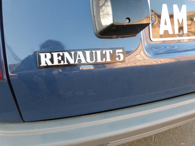 J'ai repeint le monogramme de ma Renault 6 TL 273jwa